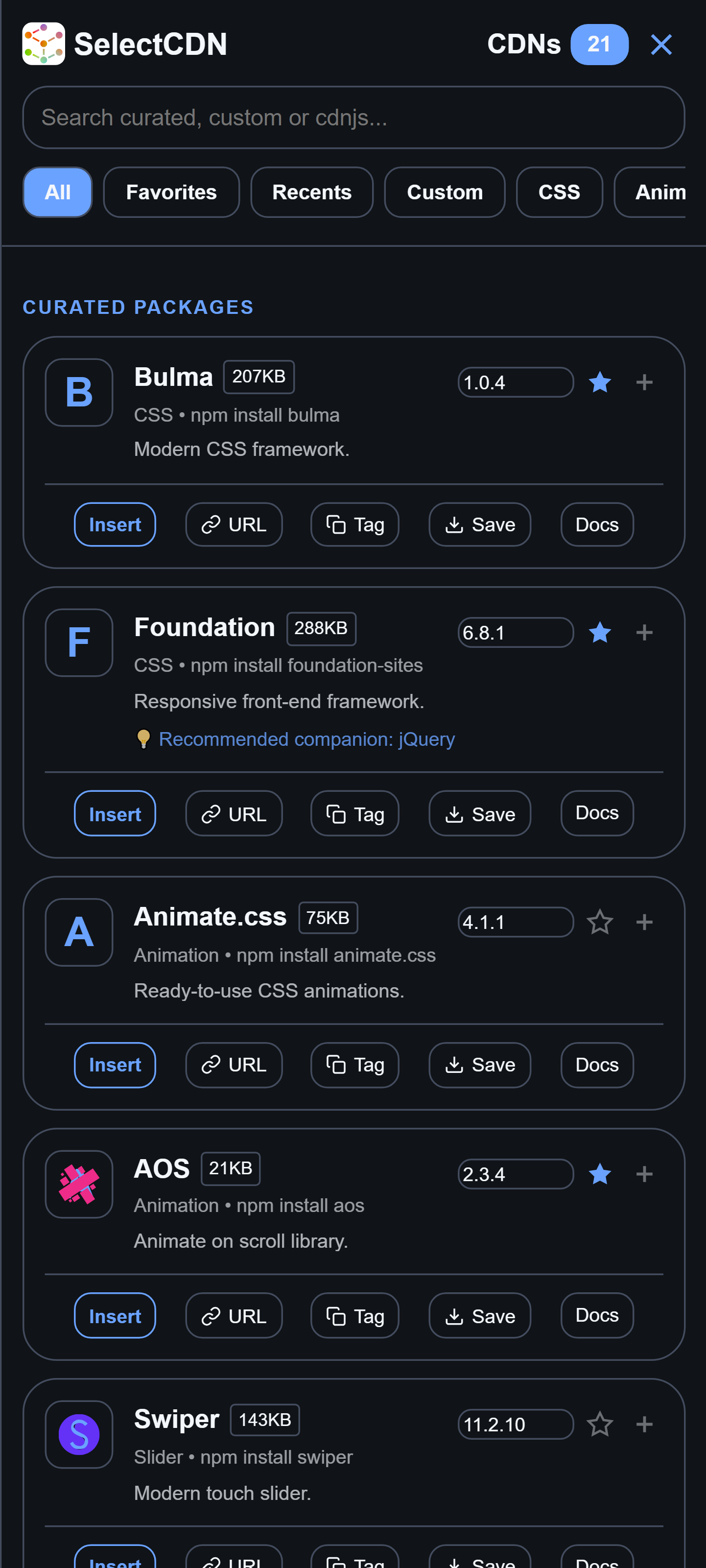 SelectCDN Screenshot 1