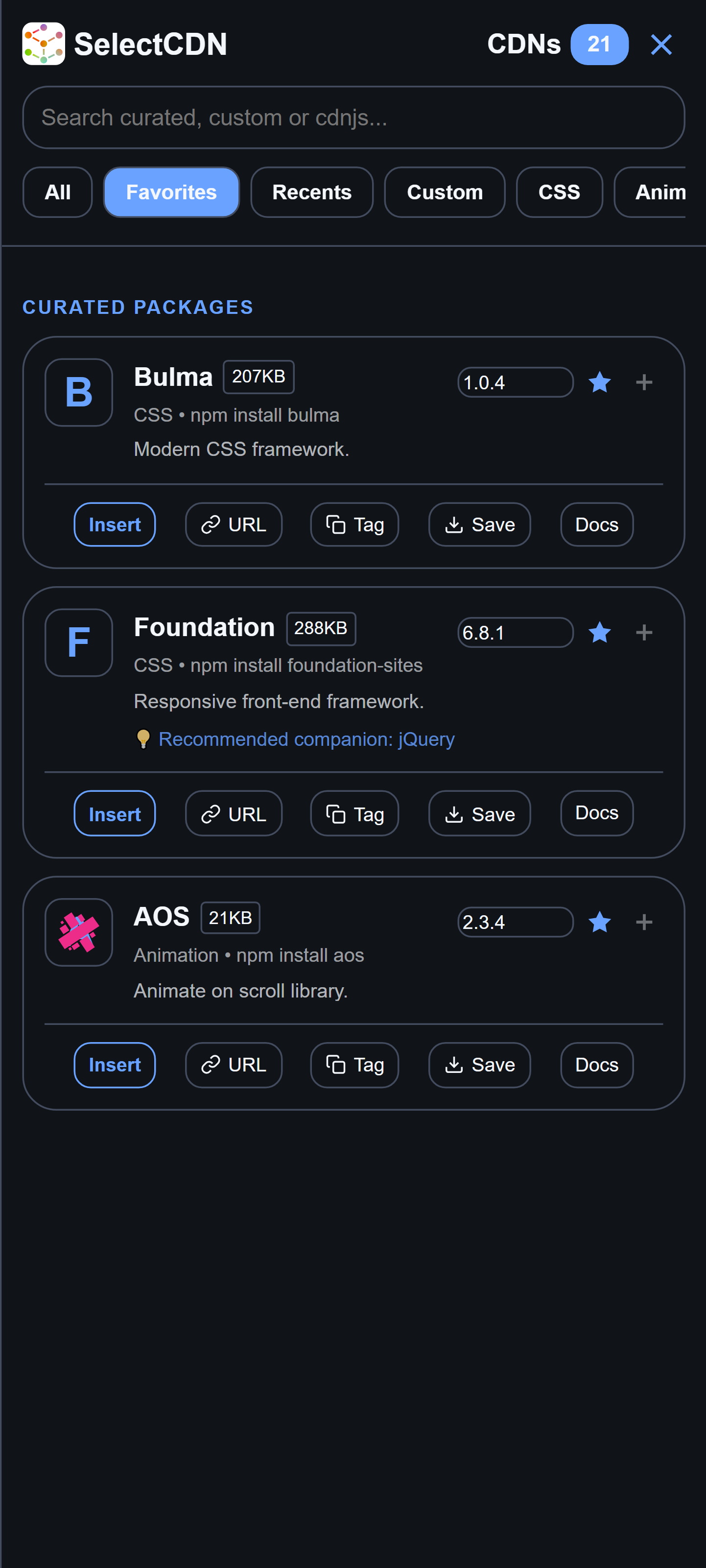 SelectCDN Screenshot 2